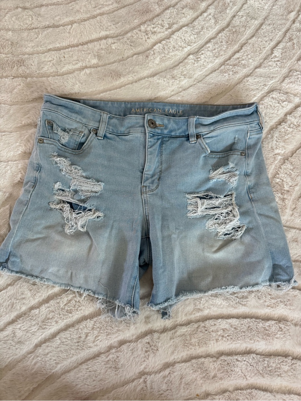 American Eagle Outfitters Midi Denim Dream Shorts